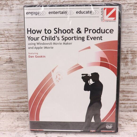 Other - How To Shoot & Produce Your Child's Sporting Event Dan Gookin Class OnDemand DVD